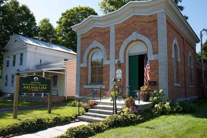 The exterior of the Deposit Historical Society Museum